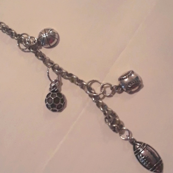 SPORTS Key Chain Fob Football Basketball Soccer. Hand Crafted. BgJ - Picture 2 of 7